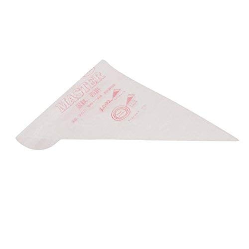 100 Icing Piping Bags for Cake Pastry Cupcake Decoration Durable Non-Slip Poly Material for Cake Cupcake & Cookie Decorating for Professional Bakers & Home Use White. 100Pc