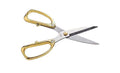 Handle Utility all Purpose Golden Scissors, Gold Kitchen Shears or Ribbon Cutting Scissors- Household Stainless Steel Golden Scissors - Multi-Purpose Stainless Steel Sharp Blades