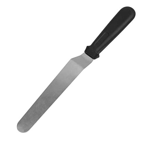 Grizzly 6" Angular Professional Steel Cake Palette Knife Icing Spatula Variety Set & Cake Decorating Tools