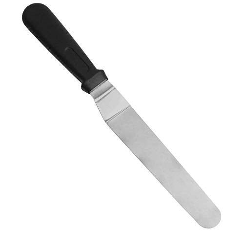 Grizzly 6" Angular Professional Steel Cake Palette Knife Icing Spatula Variety Set & Cake Decorating Tools