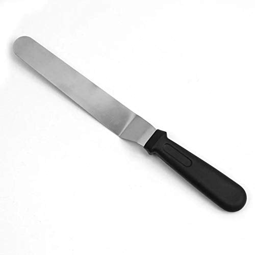 Grizzly 6" Angular Professional Steel Cake Palette Knife Icing Spatula Variety Set & Cake Decorating Tools