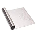 Grizzly Bench Scraper Chopper Stainless Steel Kitchen Food Scraper Icing Smoother Blade with Scale Cutting Knife. (S Steel)