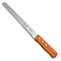 Grizzly® 1 pc 12 inch Steel Bread Knife Toast Slicing Knives Cake Slicer Baking Pastry Cutter with Wooden Handle (Design 2, 12 inch)