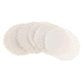 Lace Paper Doilies, Bulk for Desert, Tableware Decoration Place mats, Cake Packaging (100 Pieces, 3.5), White