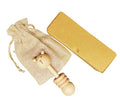 Wooden Neem Wood Dumbler Rattler Cum Child Safe Teether Completely Natural Wooden Toy Antibacterial And Anti Fungal