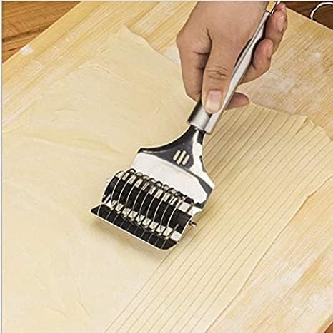 Stainless Steel Noodle Lattice Roller Docker Dough Cutter Kitchen Gadgets Cooking Baking Pastry Tools (1)