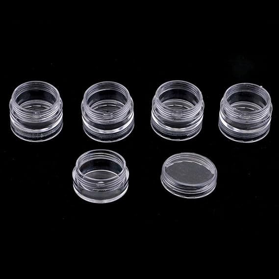 5 Layers Stackable Interlocking Screw Containers Storage Box Beads & Jewelry Making | Bead Storage & Jewelry Display Multi purpose use