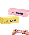 Butter Squishy Toy, 4oz Butter Stress Relief Squishy Toys, for Anxiety Relief Hand Relax, Office Desk Decor Party Favor Gift (Random Colour)