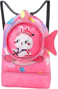 Ji and Ja® Kids Swimming Bag Cute Beach Backpack for Kids, Girls & Boys | Wet & Dry Gym Backpack, Sports Gym Bag for Men Women Waterproof Swimming