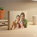 Custom Wooden Photo Frame Gift with Custom Name & Message -Full Print, Landscape
