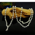 German Silver Foil Coated Shell Jaap Mala for Pooja (108+3 Beads) Unisex Both for Men & Women (5 MM), Beads of Faith, Puja