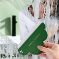 Multi Purpose Silicone Squeegee with Hanging Hook Water Blade for Cleaning Bathroom Shower Mirror Glass Kitchen Countertop Car Windows Wiper Scraper Waterblade Cleaner Tool (Pack of 2) (Round)