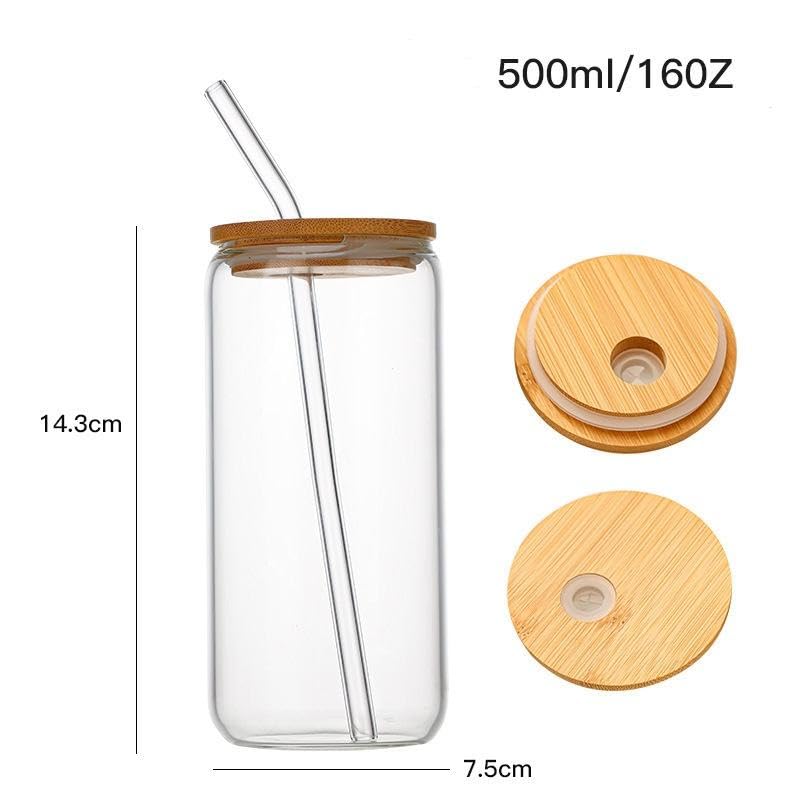 Personalized/Customized Sipper| Name Customized Text, Logo, Name, Quote UV Prints Coffee Glass Tumbler with Straw and lid (Round)
