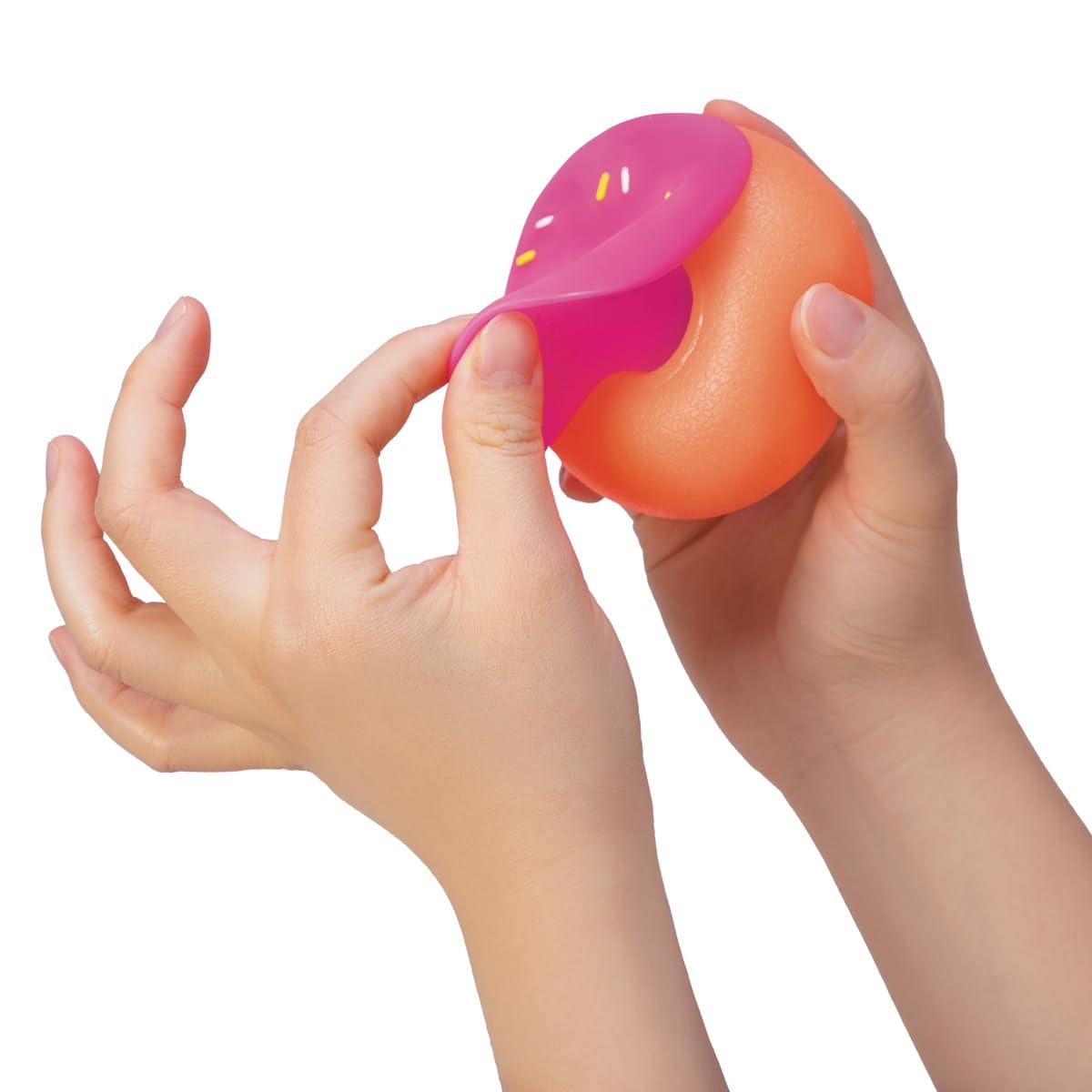Ji and Ja Doughnuts - Sensory Fidget Toy - Assorted Colors - Ages 3 to Adult (Pack of 1)
