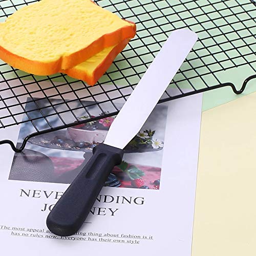 10 inch Straight Professional Steel Cake Palette Knife Icing Spatula Variety Set & Cake Decorating Tools.