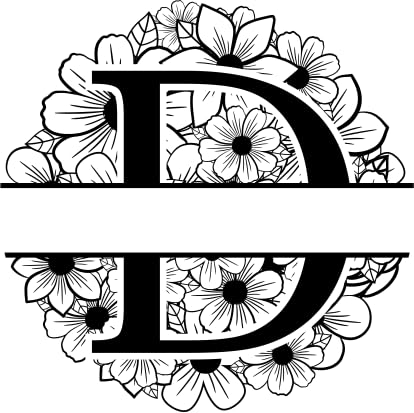 Personalised D INITIAL STAMP Wooden Book Stamp