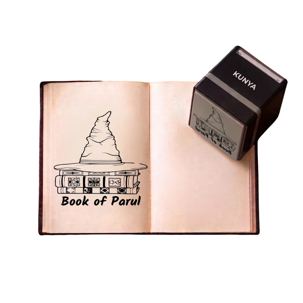 Personalised Magical Hat Self-Inking Book Stamp