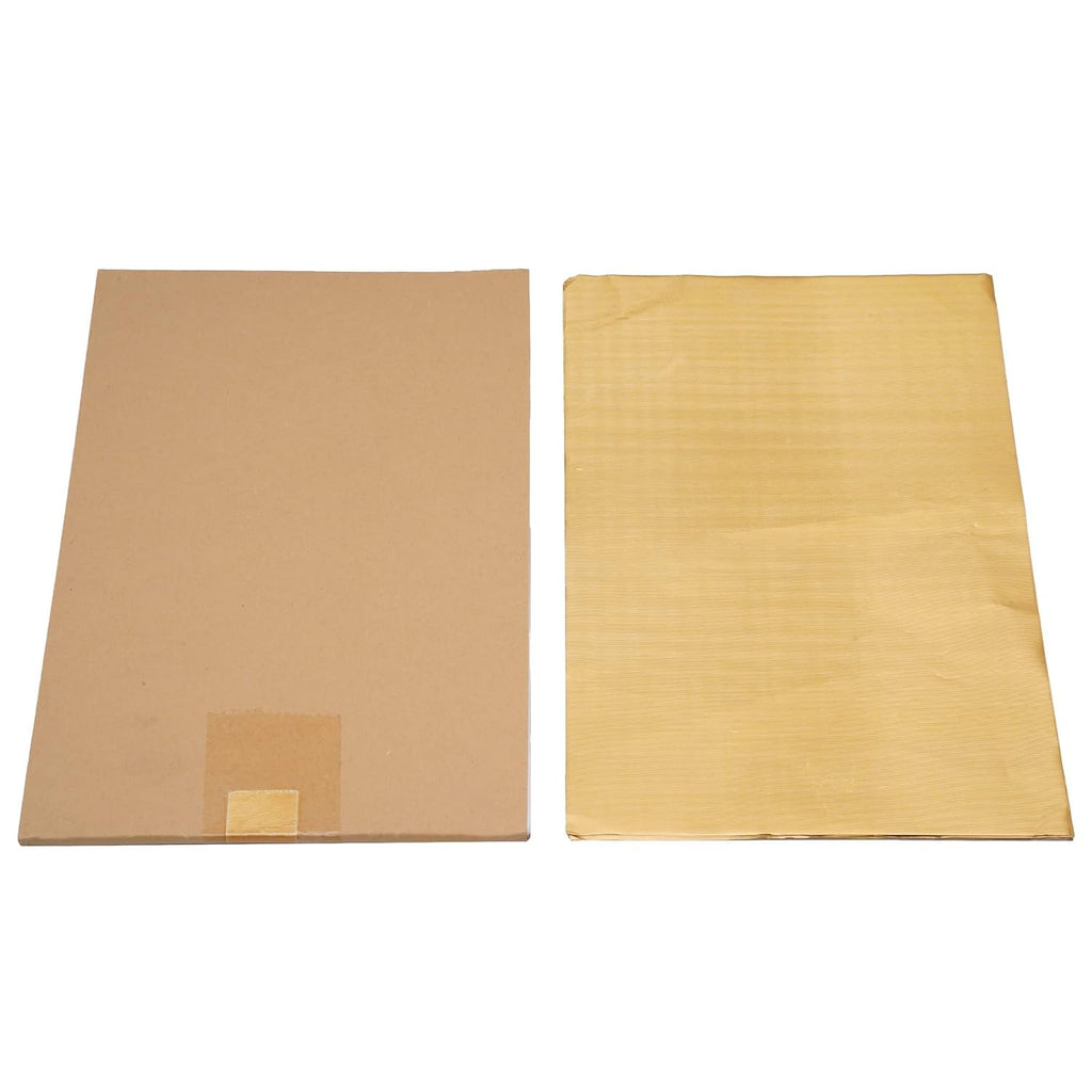 Chocolate Wrapping Foil ,Candy Wrappers 100 Sheets - 10in x 7in - Golden Foil