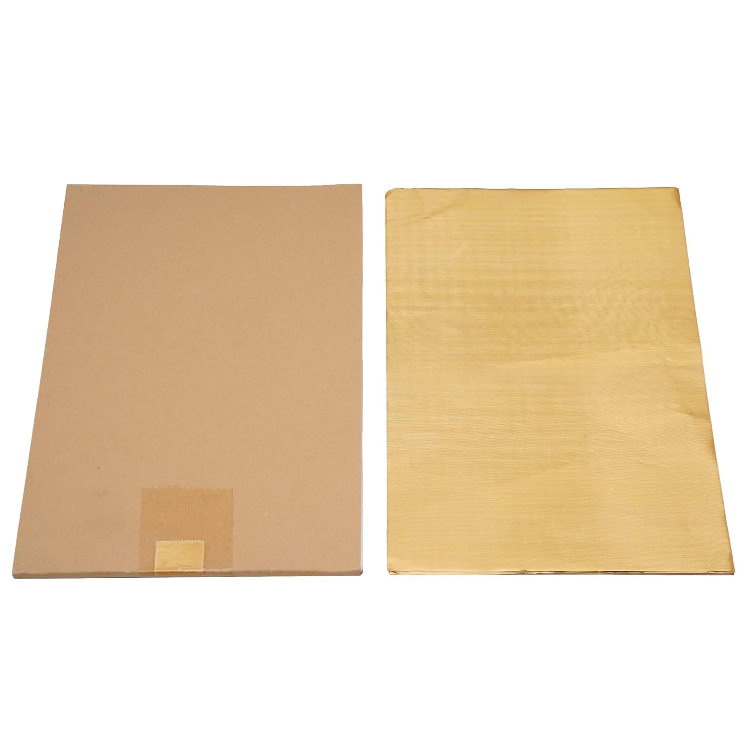 Chocolate Wrapping Foil ,Candy Wrappers 100 Sheets - 10in x 7in - Golden Foil