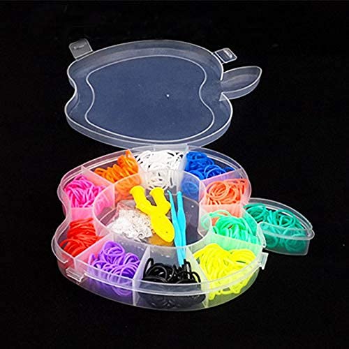 Perfect Pricee® Latex Creative Rainbow Loom Bands Kit and Friendship Bracelet Making Looms Toys for Kids (Multicolor) (600 Looms)