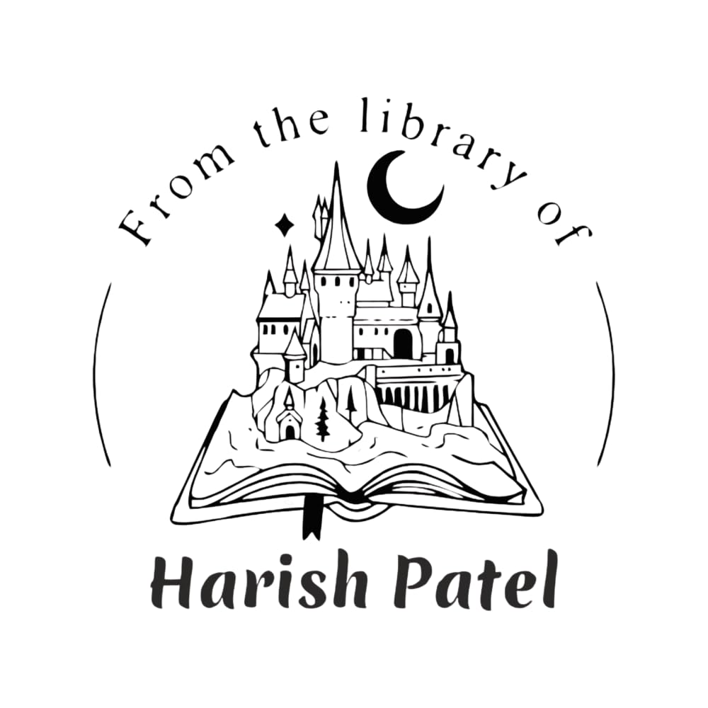 Personalised Magical Castle Self Inking Book Stamp