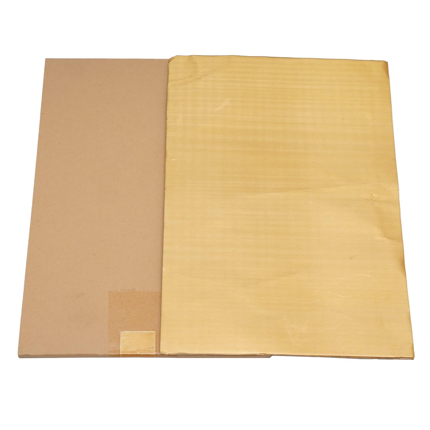 Chocolate Wrapping Foil ,Candy Wrappers 100 Sheets - 10in x 7in - Golden Foil