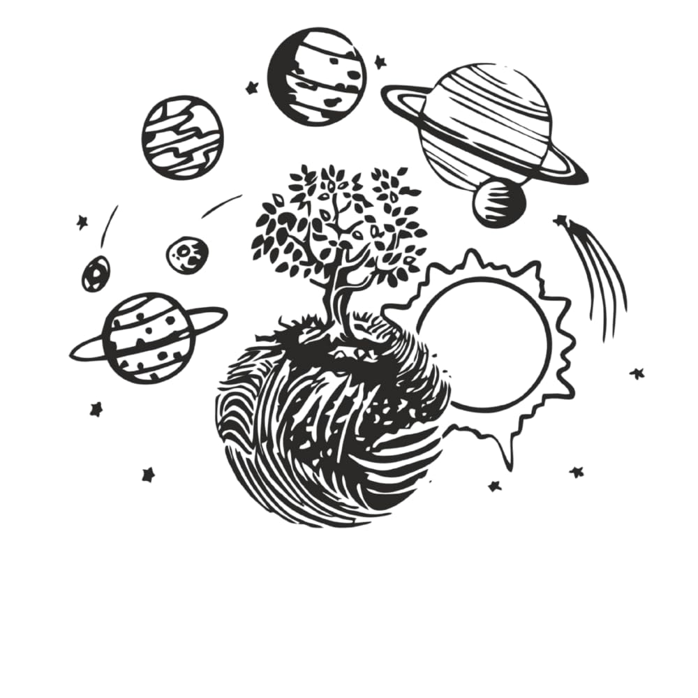 Personalised Space Dreamer Self-Inking Book Stamp