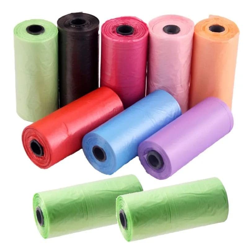 Diaper Disposal Bag Dispenser with 2 Oxy-Degradable Garbage Bag Rolls (Random Color)