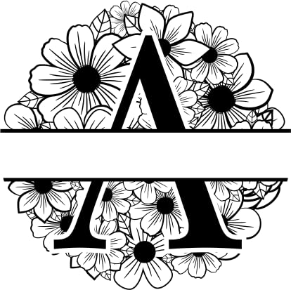 Personalised A Initial Wooden Book Stamp – 3.5 cm