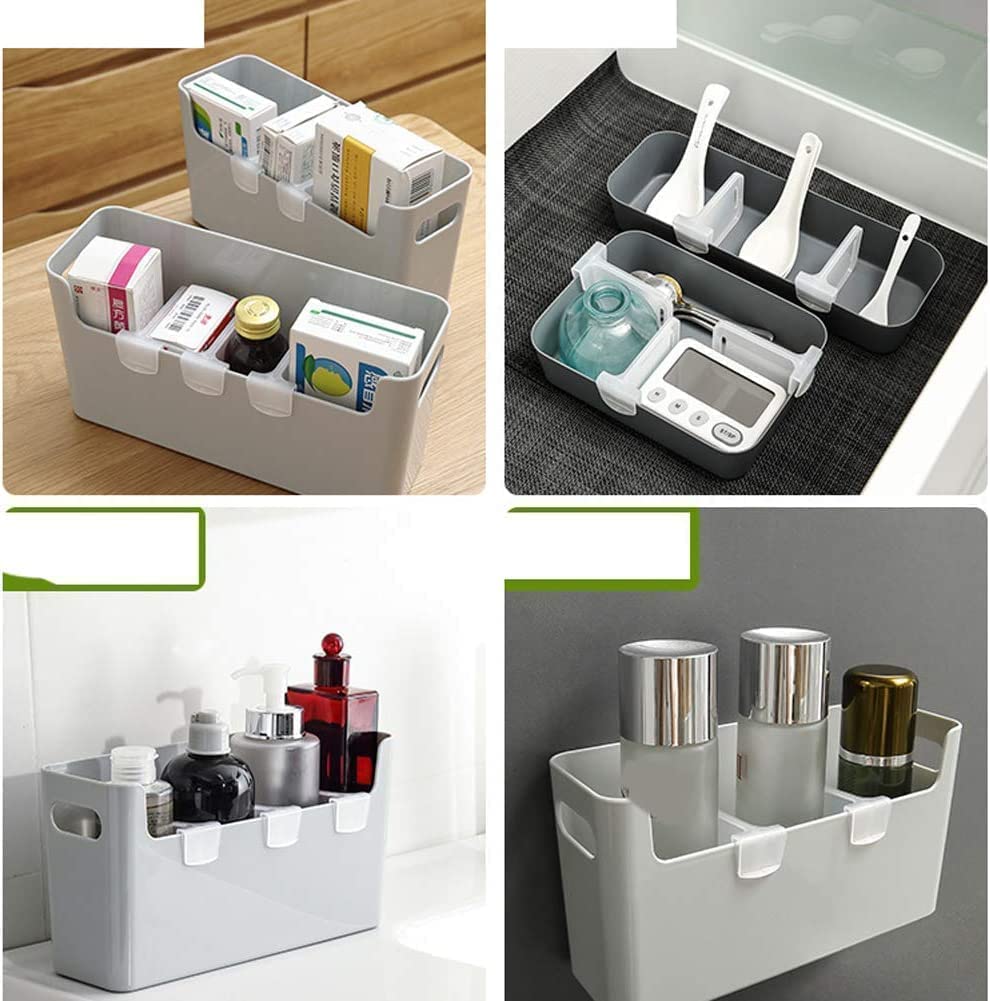 Polypropylene Fridge Storage Divider For Sachet Seasoning Sauce Packet Space Saving Adjustable Divider For Kitchen Desk Bathroom (6), Clear