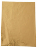 Chocolate Wrapping Foil ,Candy Wrappers 100 Sheets - 10in x 7in - Golden Foil