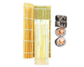 All Natural Bamboo Sushi Rolling Mat (100% Authentic Sushi Rolling Mat - 9.5 Inch x 9 Inch | Make Sushi at Home) (Joint Chopstick)