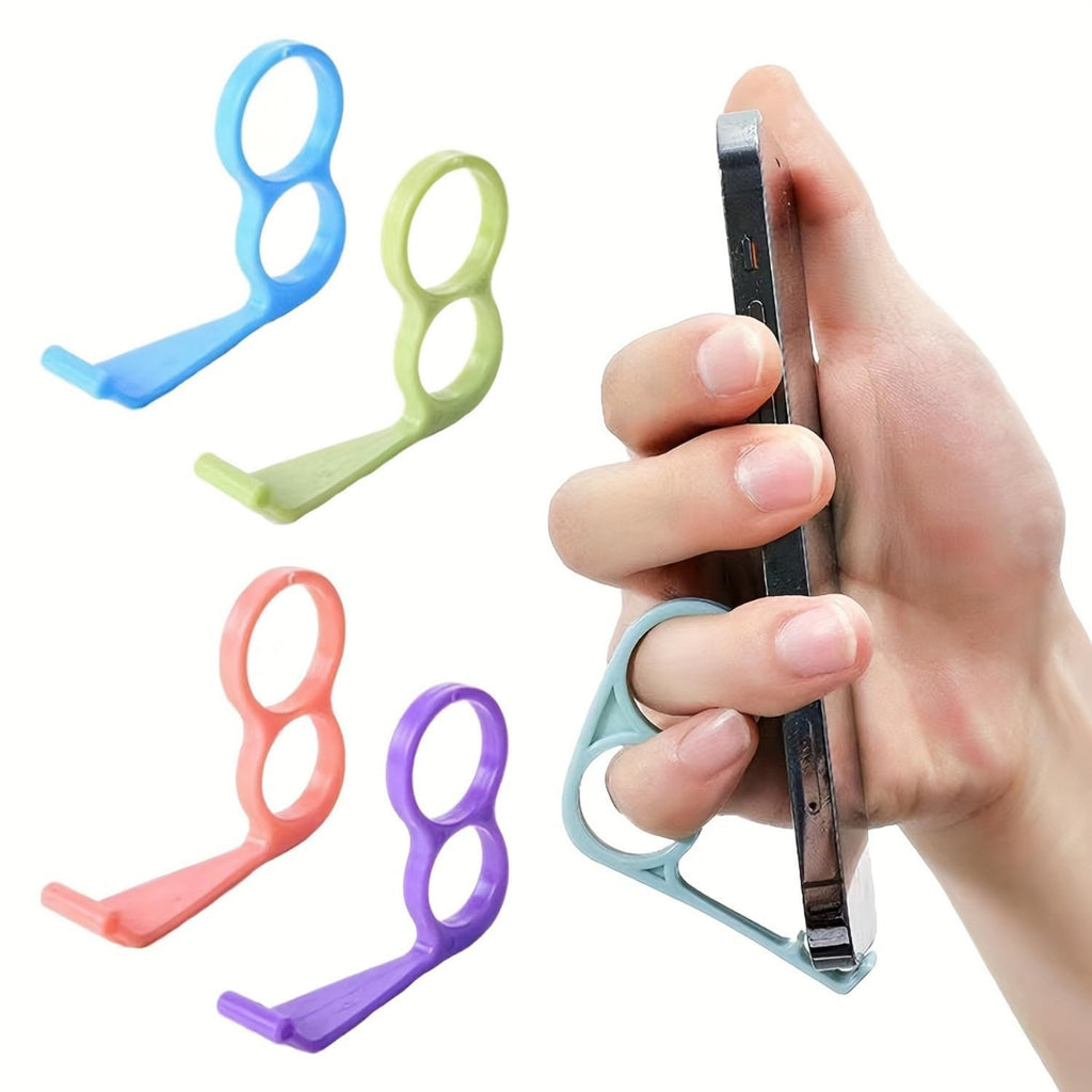 Tabletop Finger Grip & Mobile Holder Mobile Phone Holder for Hand & Mobile Back Holder Grip Great for Selfie & Works as iPhone Stand & Android Phone Phone Ring Holder (3Pcs)