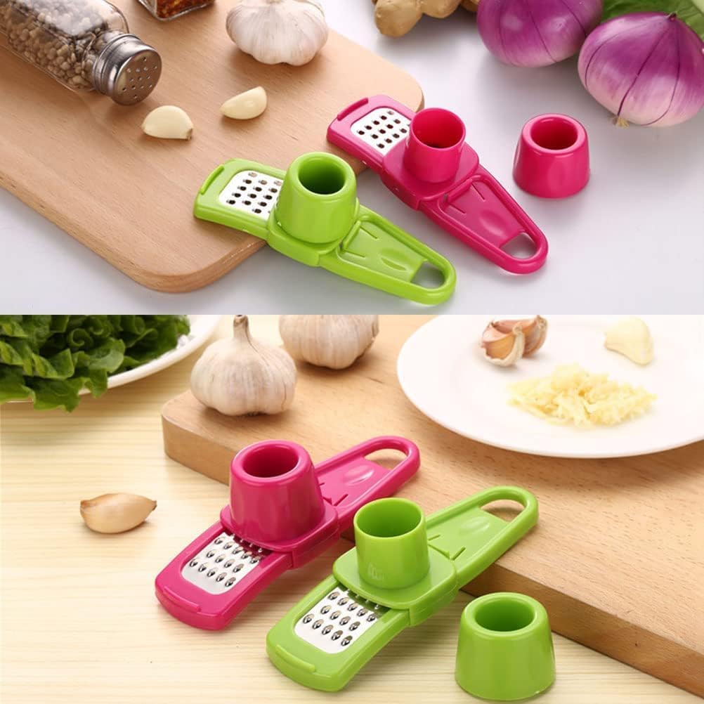 Perfect Picee CreationPlastic Garlic Ginger Grater Plastic Chopper Kitchen Tool, Multicolour 1pcs Kitchen Tool (Multicolor) (Multi)