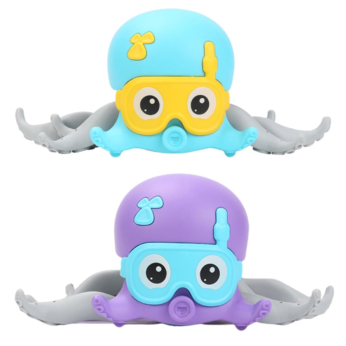 Floating Octopus Bath Toy Bathtub Toy Animal Swimming Pool Toy Purple Baby | Bathing & Grooming | Bathing Accessories