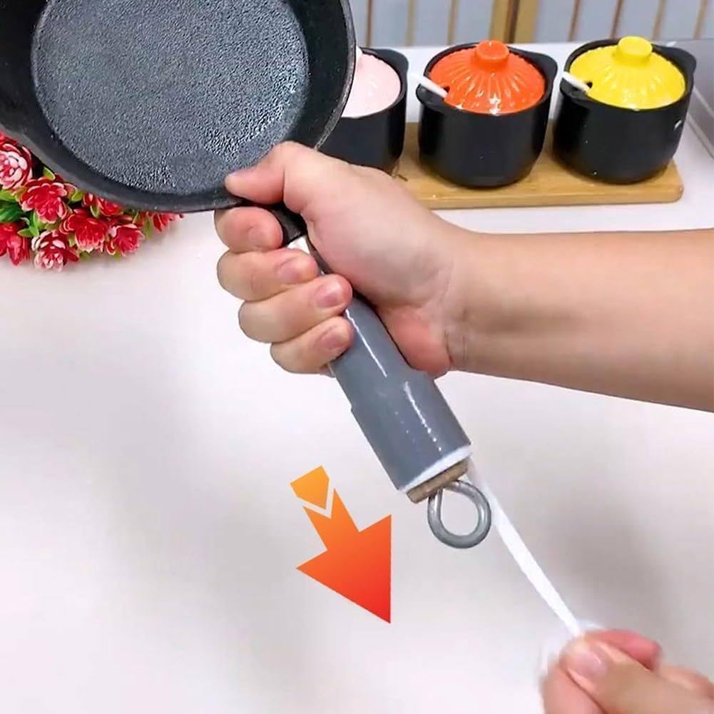 Pot Handle Heat Insulation Cover, Heat Resistant Silicone Pan Handle Sleeve, for Cast Iron Skillet, Frying Pan, Spatula, Knives and Door Handle 11cm Size (1 Pcs)
