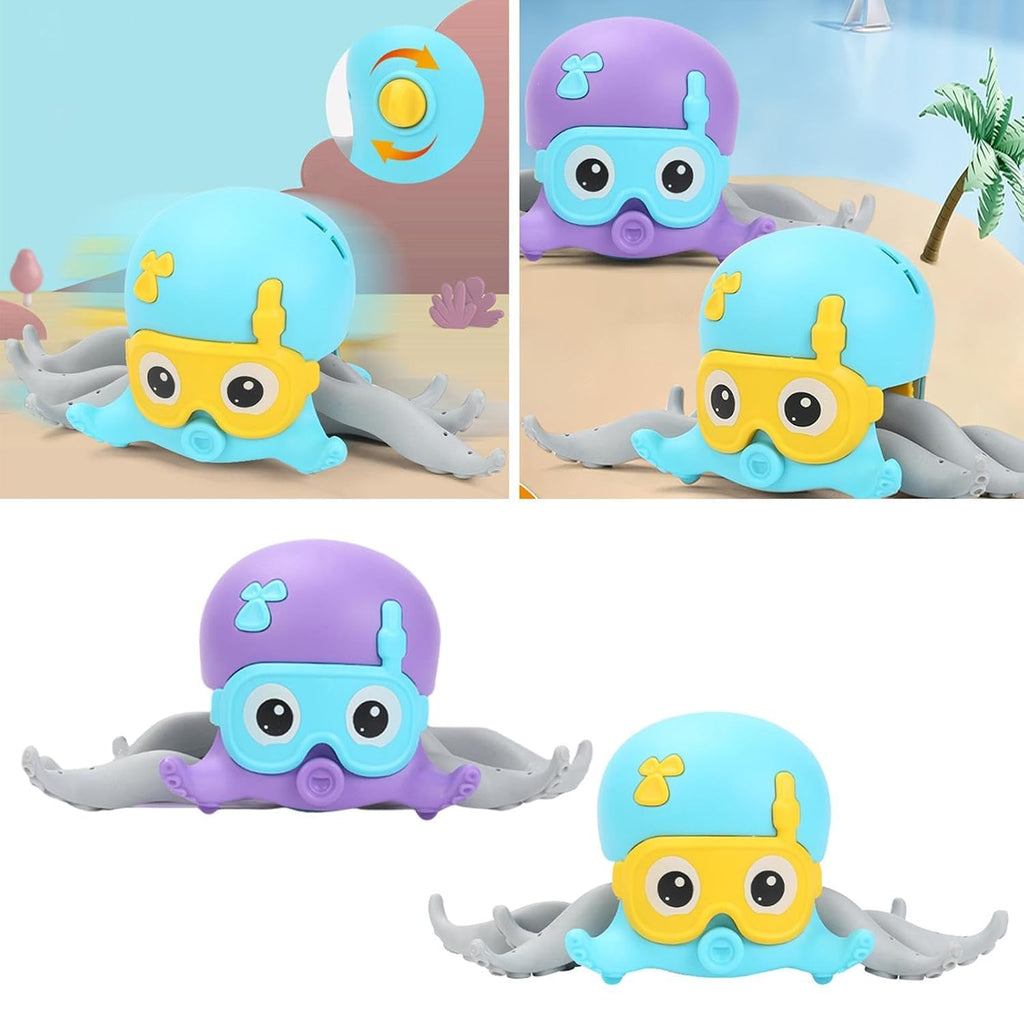 Floating Octopus Bath Toy Bathtub Toy Animal Swimming Pool Toy Purple Baby | Bathing & Grooming | Bathing Accessories