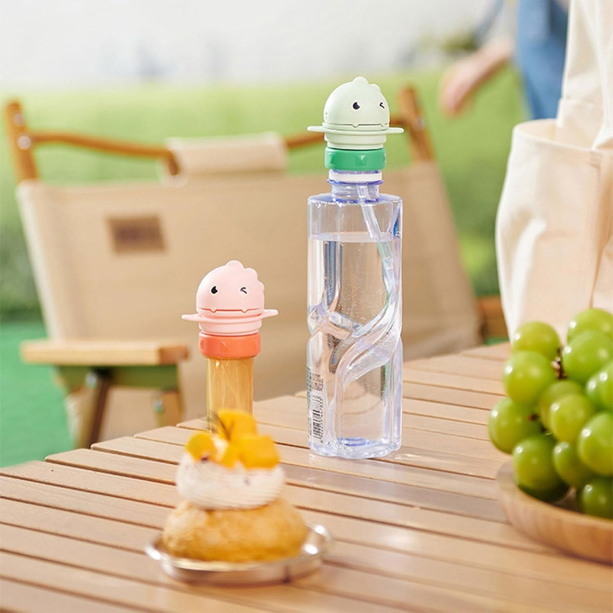 Baby Straw Water Bottle Cap with Straw Portable Bottle Cover Cap Sip Straw (Pack of 1)
