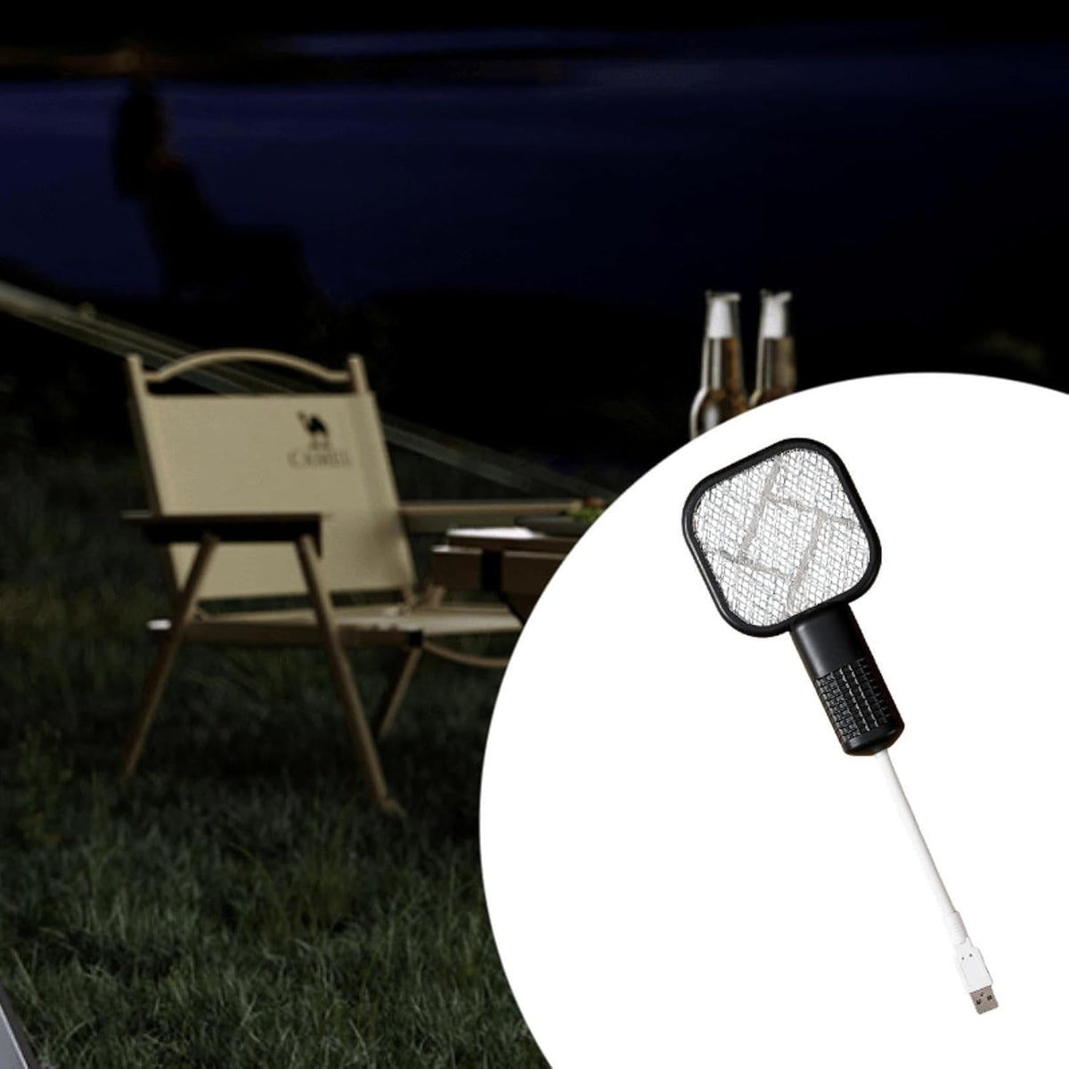 Electric Fly Swatter Easy to Use Small Animals Swatter for Travel Outdoor CampingEasy to Use Small Animals Swatter