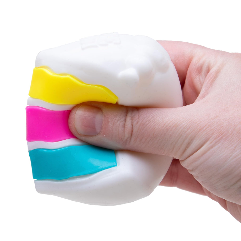 Ji and Ja Needoh Peace O Cake - Sensory Squeeze Toy - Colors May Vary