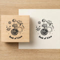 Personalised Book Stamp with Your Name(3.5 cm Dia), customised for Stamping Books for Readers, Great Gift for booklovers, Kids, Teachers (Sapce Dreamer)