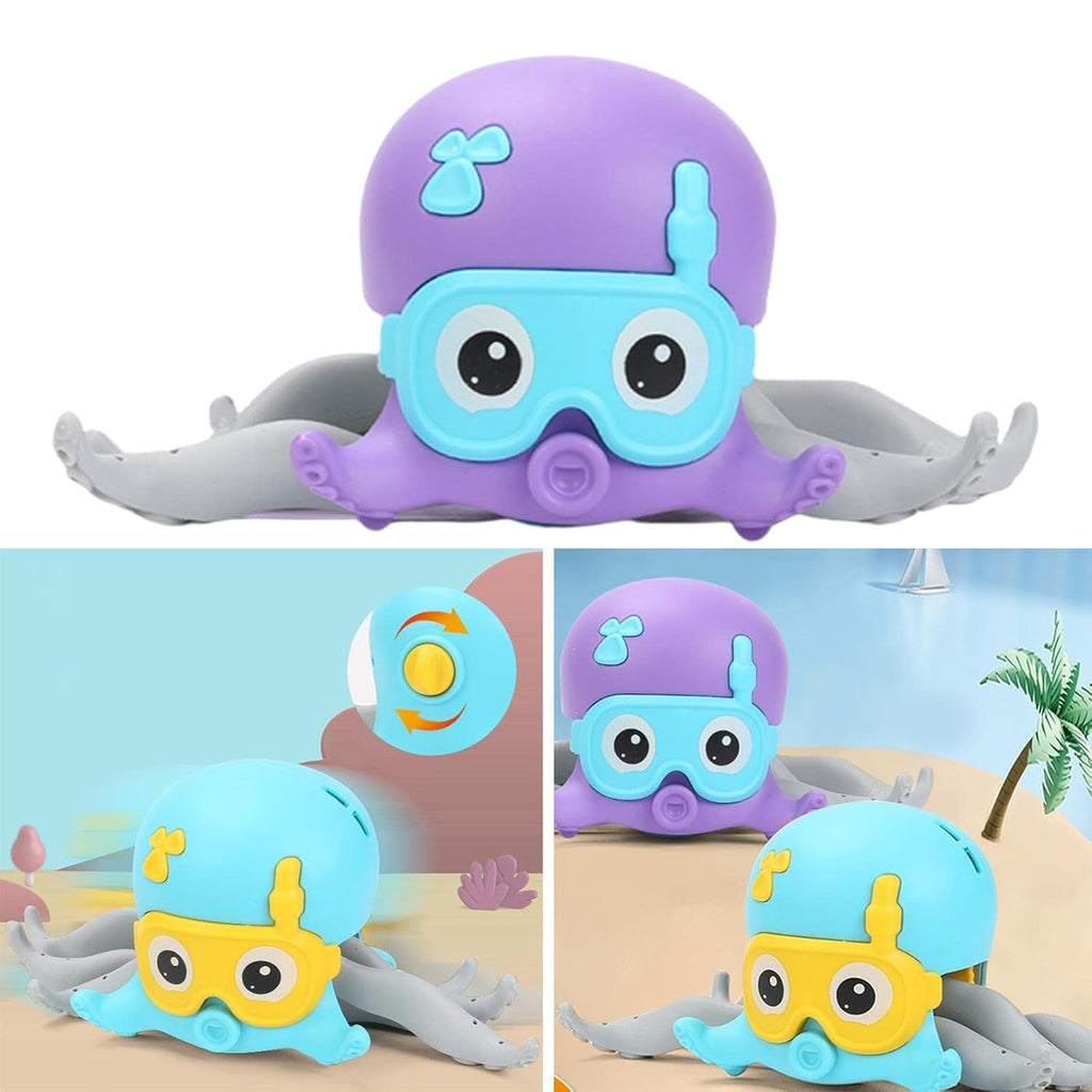 Floating Octopus Bath Toy Bathtub Toy Animal Swimming Pool Toy Purple Baby | Bathing & Grooming | Bathing Accessories