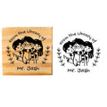 Personalised Wizard Team Wooden Book Stamp