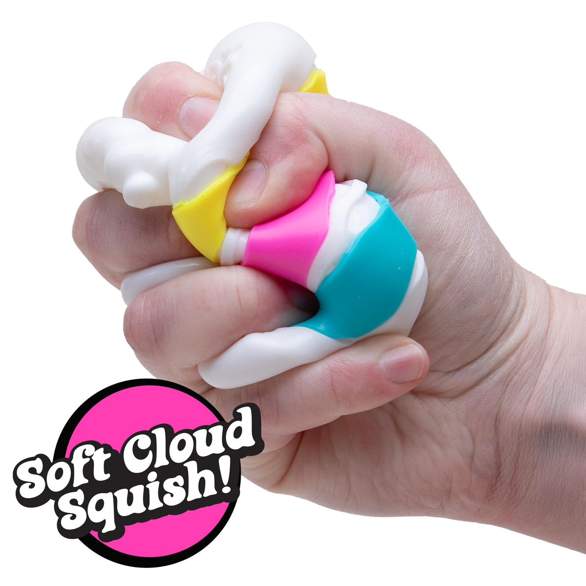 Ji and Ja Needoh Peace O Cake - Sensory Squeeze Toy - Colors May Vary