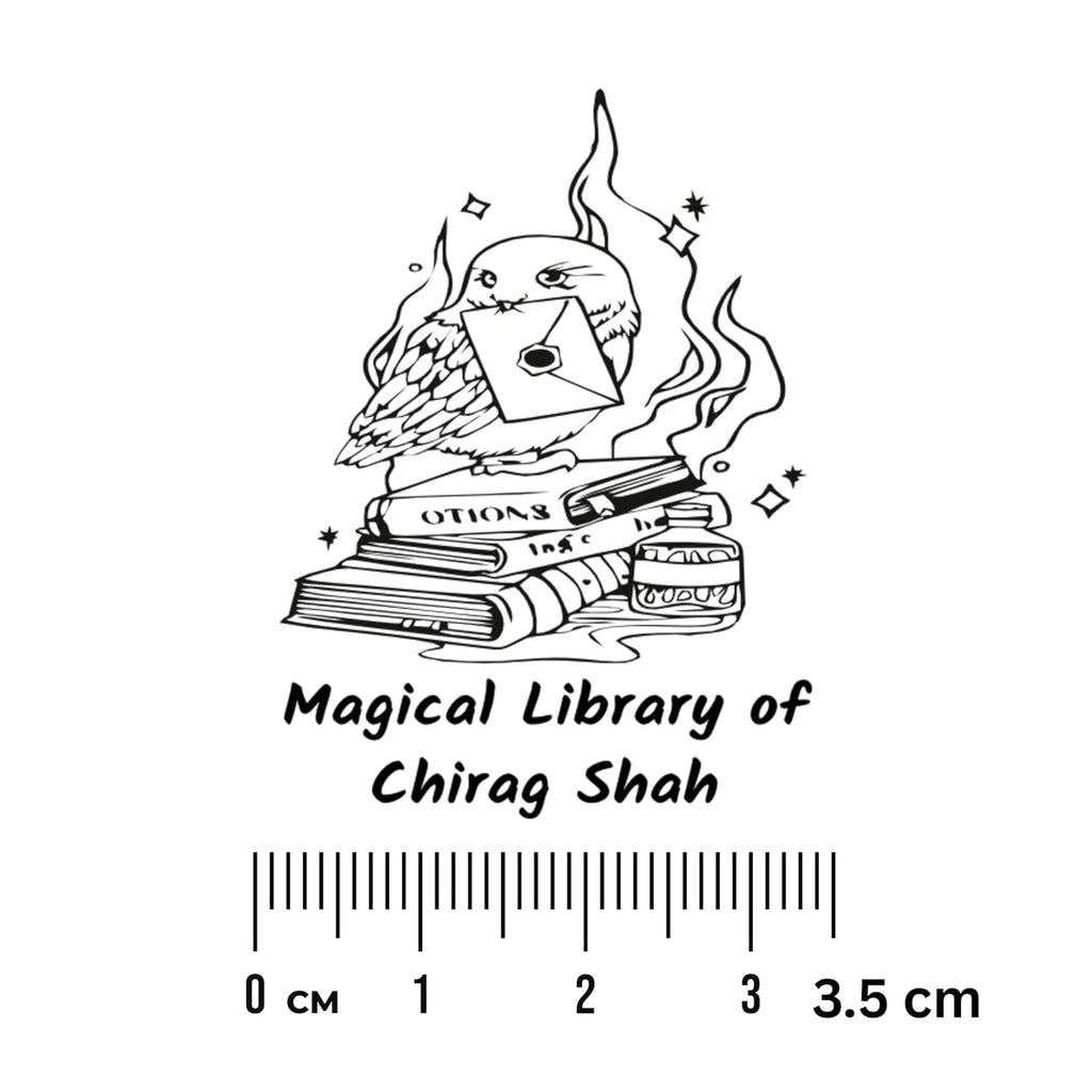 Personalised Spell Cast Book Wooden Book Stamp