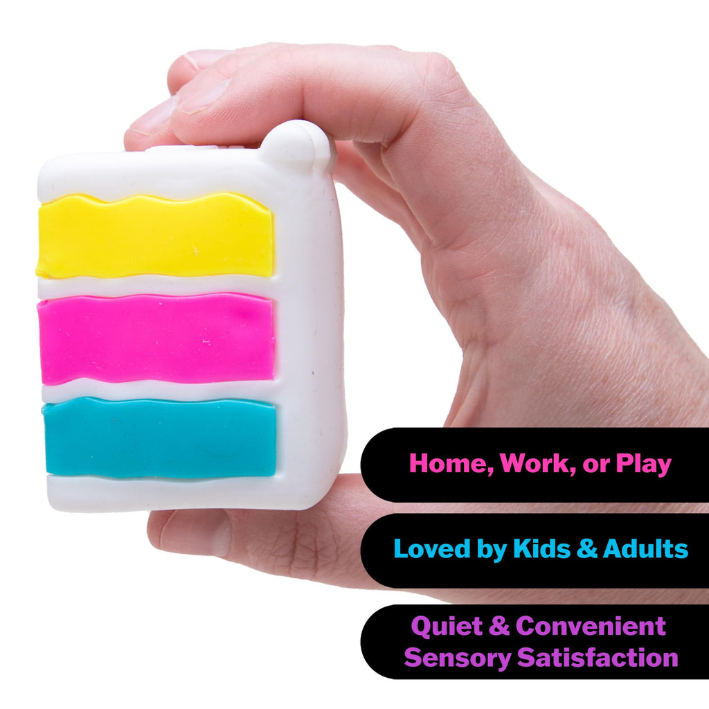Ji and Ja Needoh Peace O Cake - Sensory Squeeze Toy - Colors May Vary