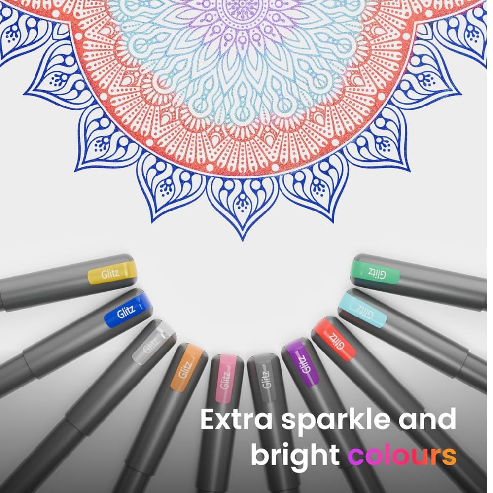 Customised Pen Set of 10 – Personalised UV Printed Pen Multicolor Gel Pen