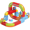 Ji and Ja Cube Track Train Set, 3D Infinity Track with Flexible Tracks for Kids, Cube Trackss Train- DIY Railroad Block Toys, Anti Gravity Race Tracksss with Car, STEM Educational Building Toy
