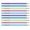 Customised UV Printed Name Pencil for Kids Personalised Pencils for School Birthday Return Gifts With Multiple Text Colour & Wide Range Of Font Option Free Eraser Sharpener(Hexagon, 10)