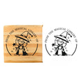 Personalised Kids Stamp with Your Name for School Book (3.5 cm Dia), customised for Stamping Books for Readers, Great Gift for booklovers, Kids, Scrap Book Journels